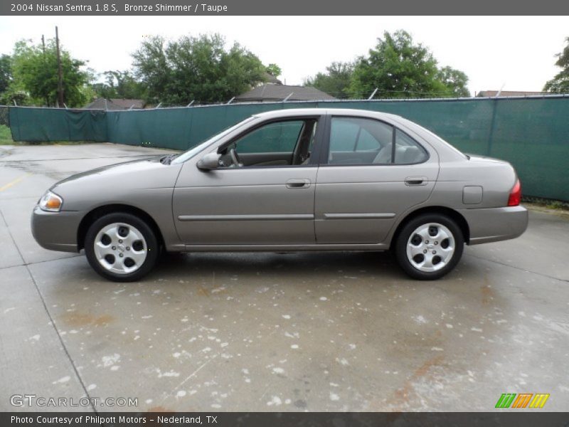 Bronze Shimmer / Taupe 2004 Nissan Sentra 1.8 S