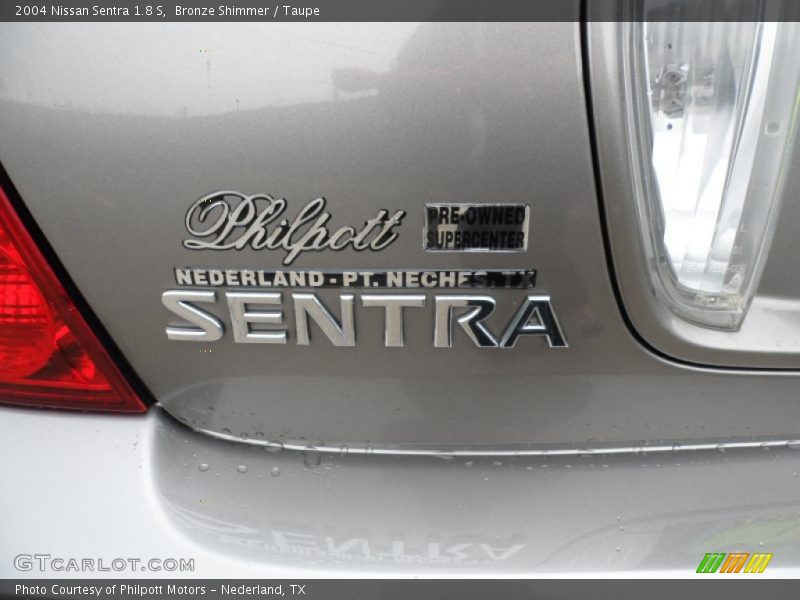 Bronze Shimmer / Taupe 2004 Nissan Sentra 1.8 S