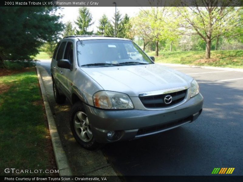 Platinum Metallic / Gray 2001 Mazda Tribute LX V6