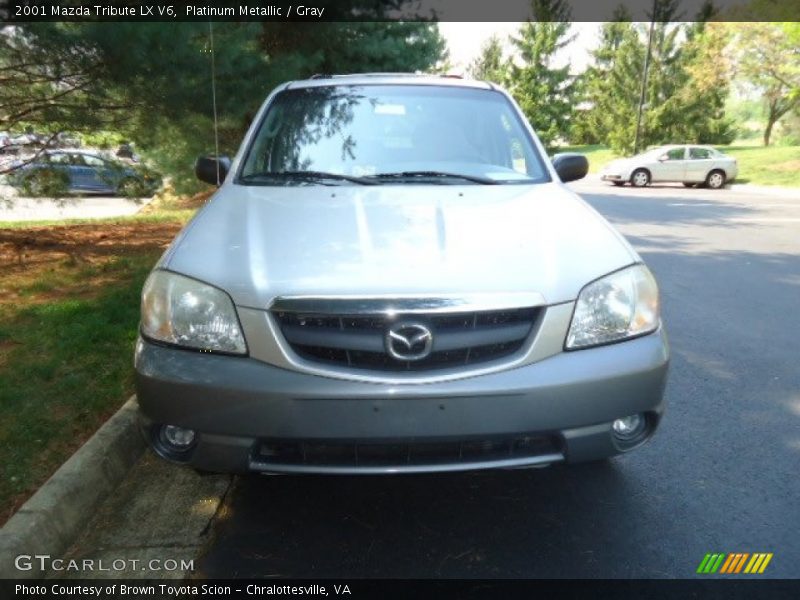 Platinum Metallic / Gray 2001 Mazda Tribute LX V6