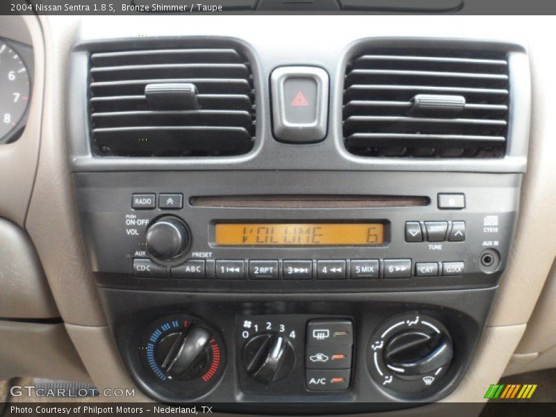 Bronze Shimmer / Taupe 2004 Nissan Sentra 1.8 S