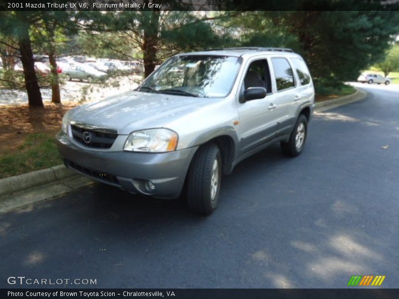Platinum Metallic / Gray 2001 Mazda Tribute LX V6
