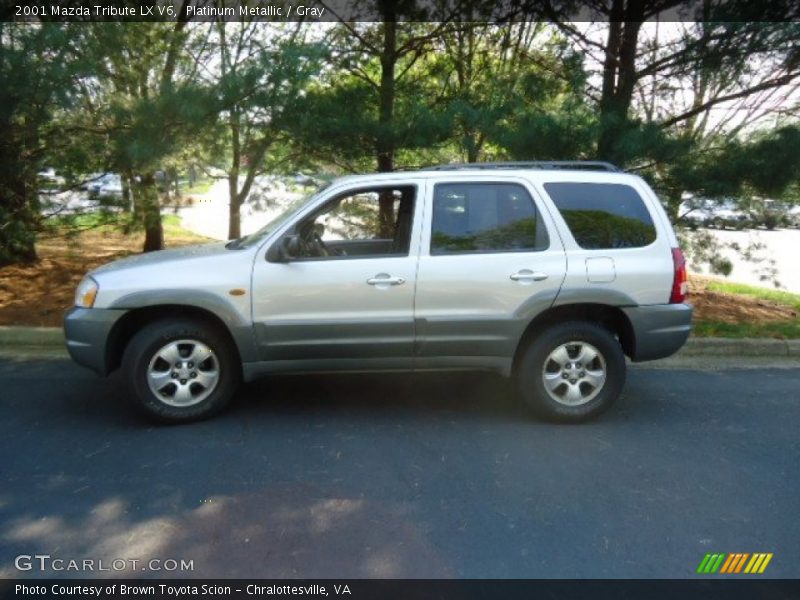 Platinum Metallic / Gray 2001 Mazda Tribute LX V6
