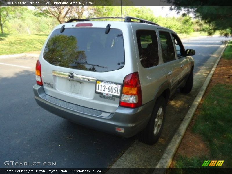 Platinum Metallic / Gray 2001 Mazda Tribute LX V6