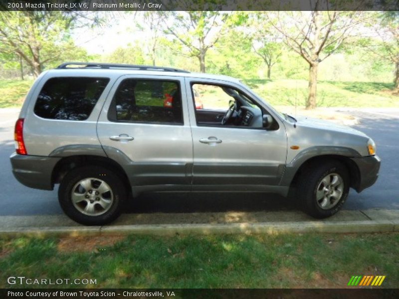 Platinum Metallic / Gray 2001 Mazda Tribute LX V6
