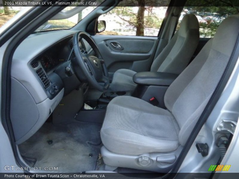 Platinum Metallic / Gray 2001 Mazda Tribute LX V6