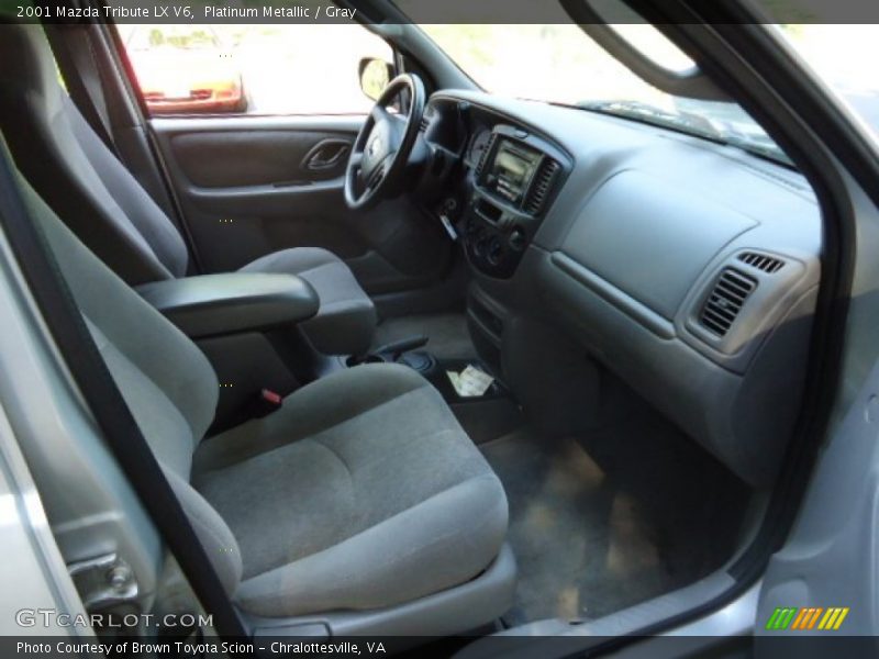 Platinum Metallic / Gray 2001 Mazda Tribute LX V6