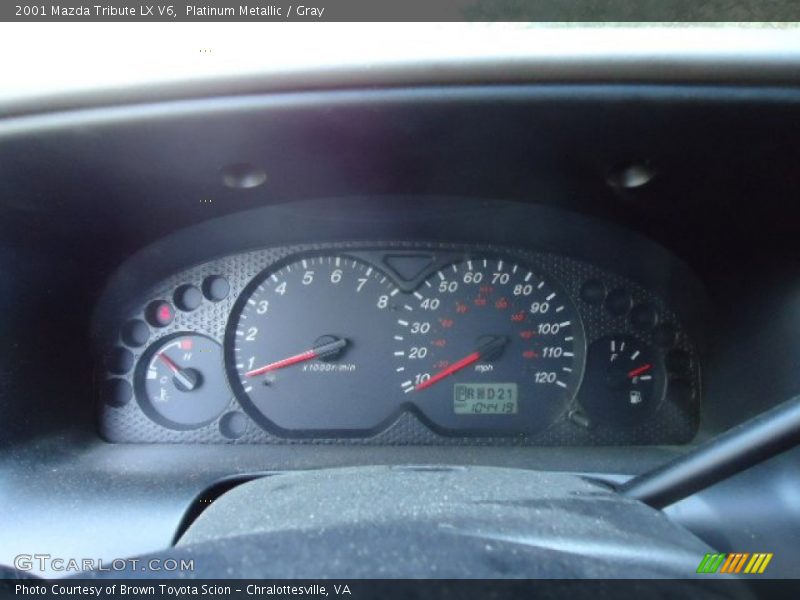 Platinum Metallic / Gray 2001 Mazda Tribute LX V6