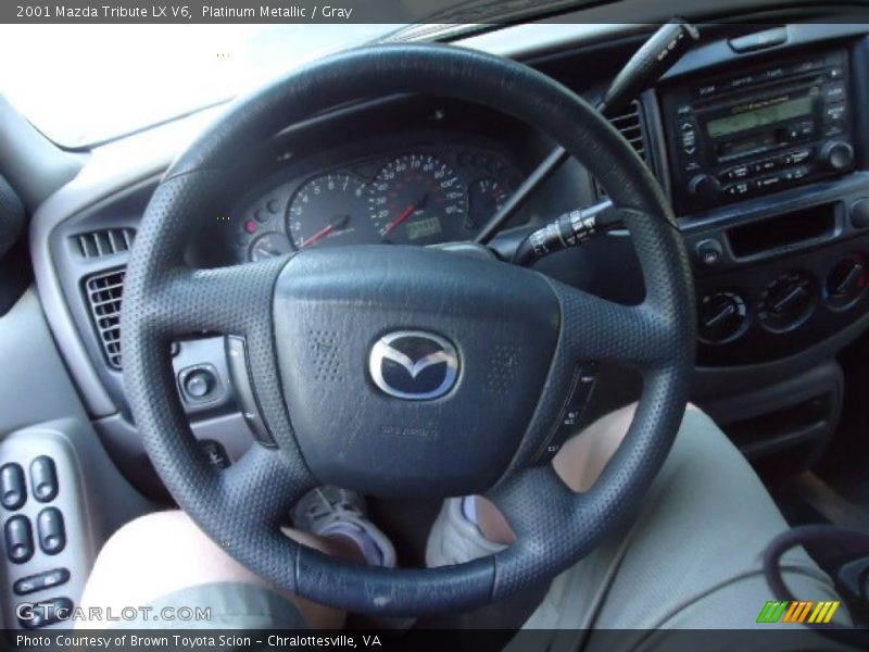 Platinum Metallic / Gray 2001 Mazda Tribute LX V6