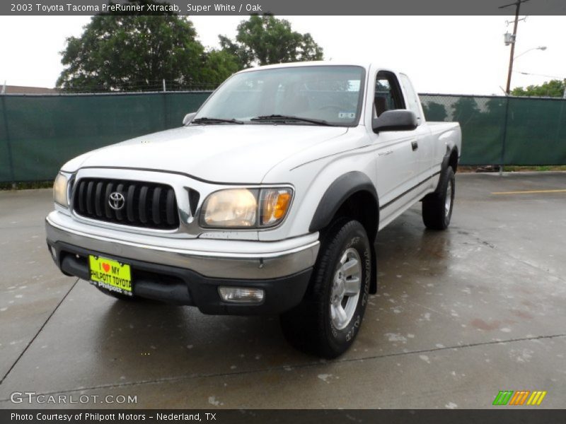 Super White / Oak 2003 Toyota Tacoma PreRunner Xtracab