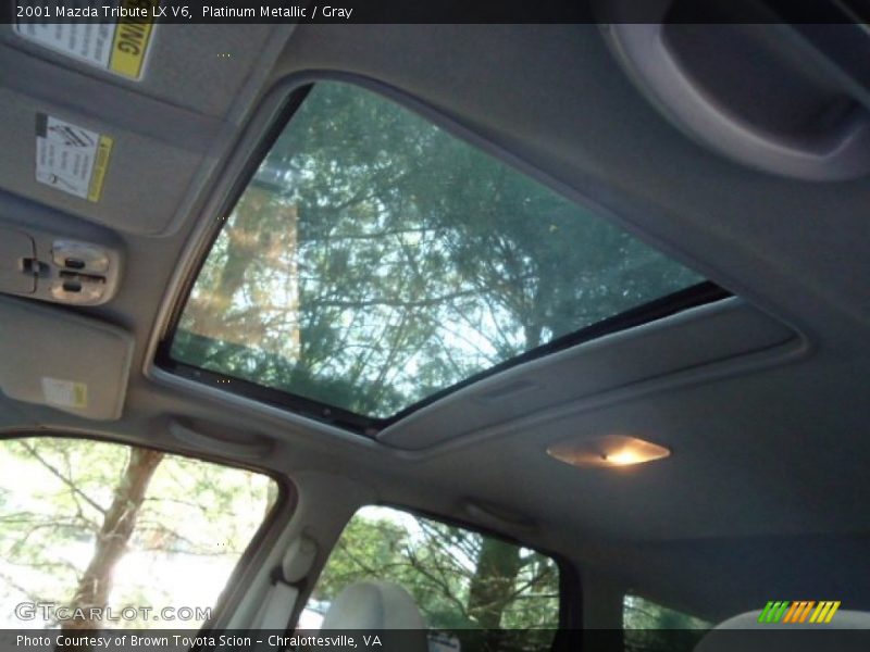 Platinum Metallic / Gray 2001 Mazda Tribute LX V6
