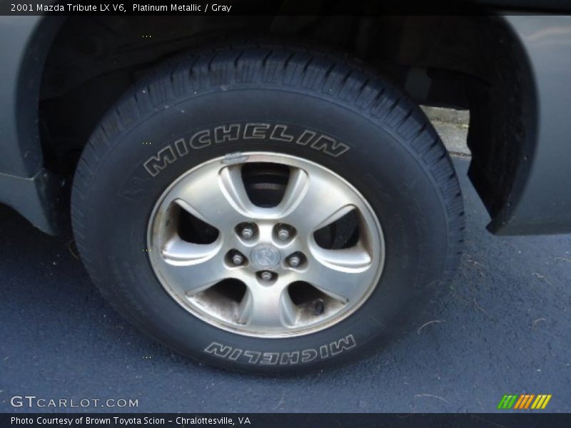 Platinum Metallic / Gray 2001 Mazda Tribute LX V6