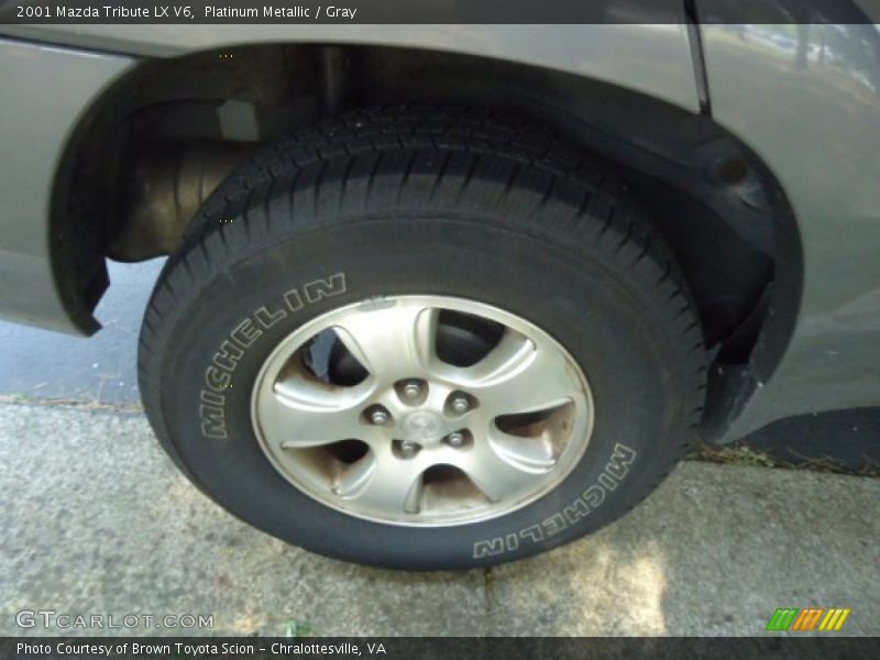 Platinum Metallic / Gray 2001 Mazda Tribute LX V6