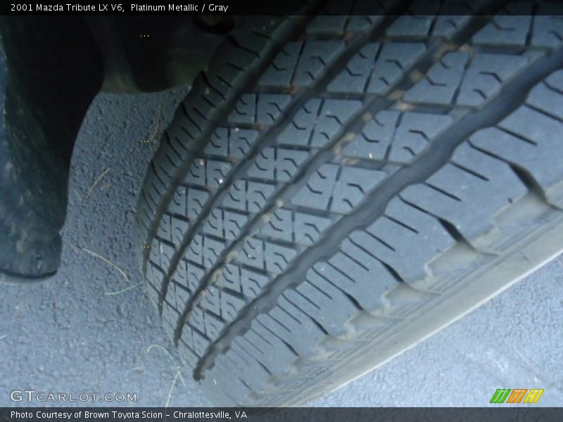 Platinum Metallic / Gray 2001 Mazda Tribute LX V6