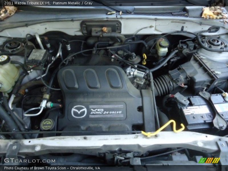 Platinum Metallic / Gray 2001 Mazda Tribute LX V6