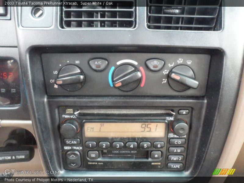 Super White / Oak 2003 Toyota Tacoma PreRunner Xtracab