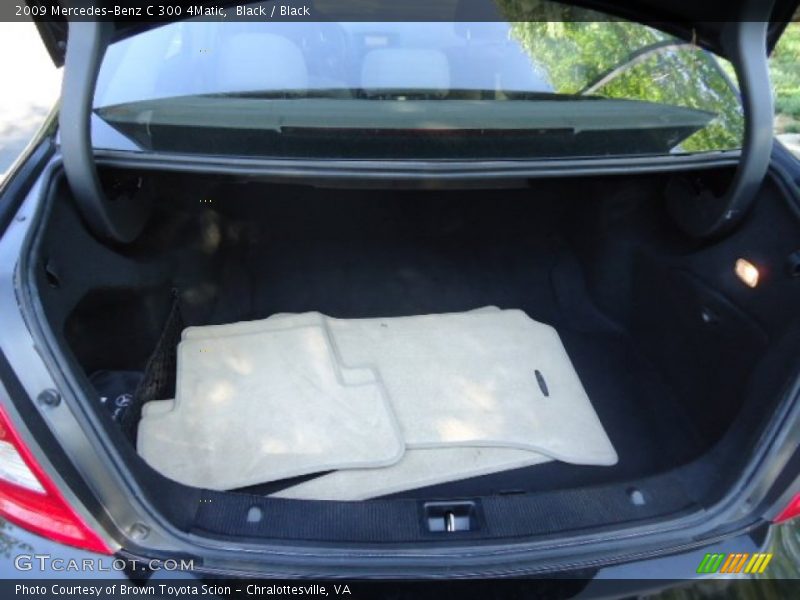 Black / Black 2009 Mercedes-Benz C 300 4Matic