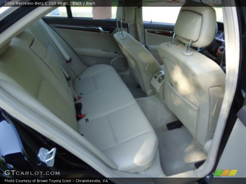 Black / Black 2009 Mercedes-Benz C 300 4Matic