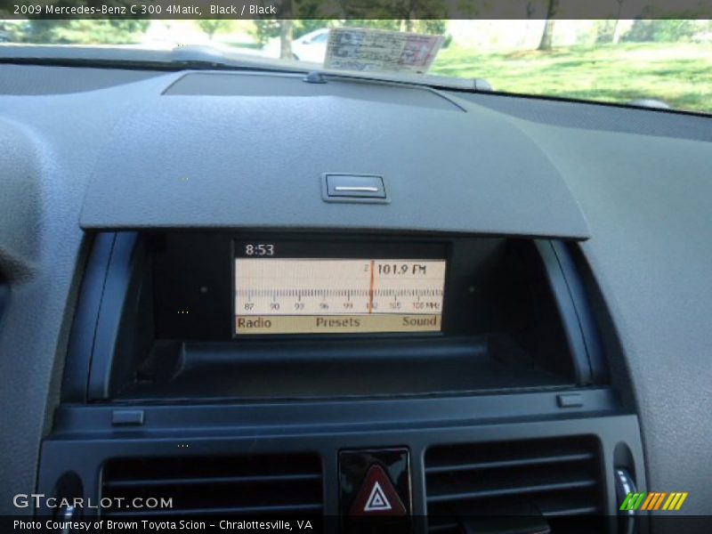 Black / Black 2009 Mercedes-Benz C 300 4Matic