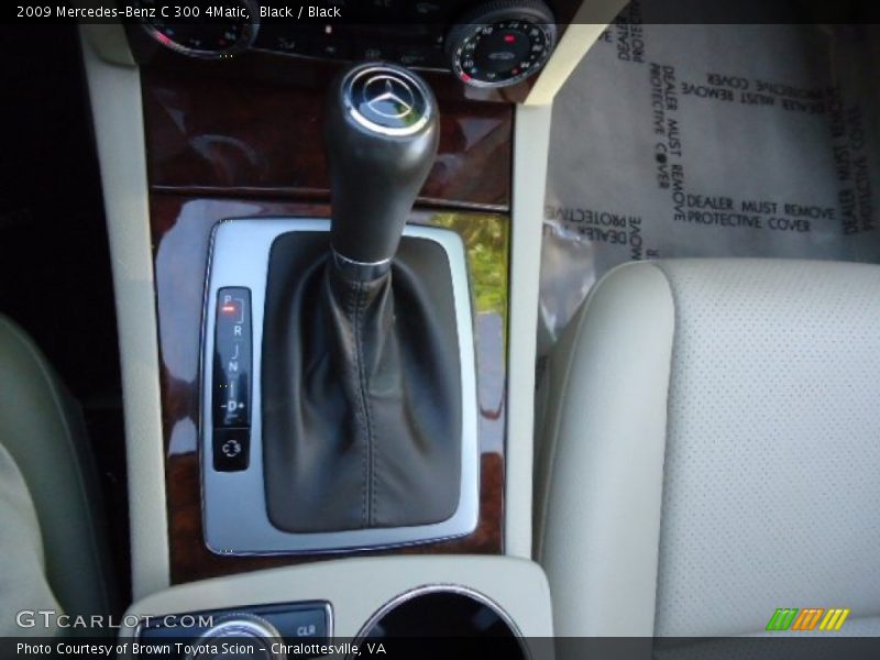 Black / Black 2009 Mercedes-Benz C 300 4Matic