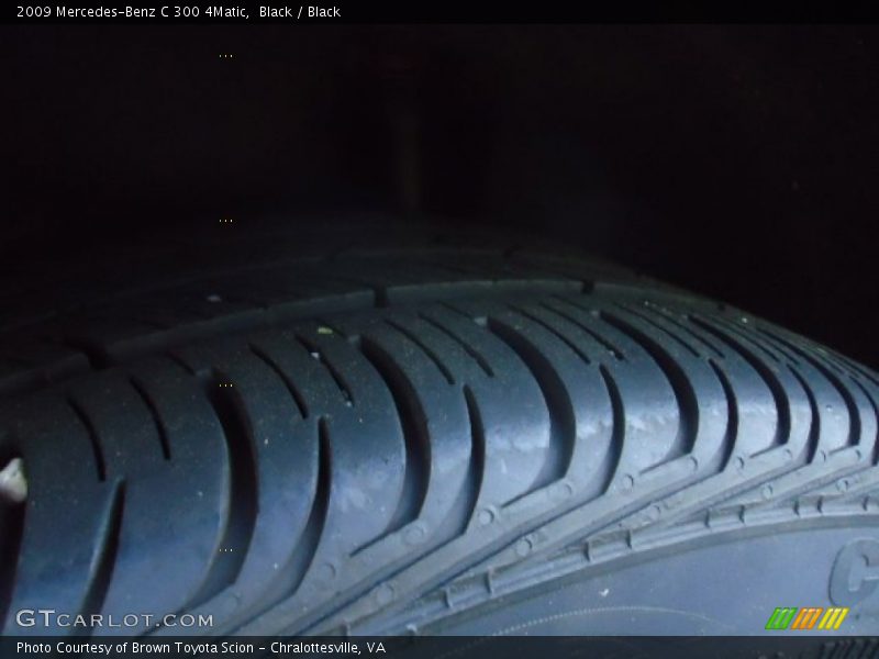 Black / Black 2009 Mercedes-Benz C 300 4Matic