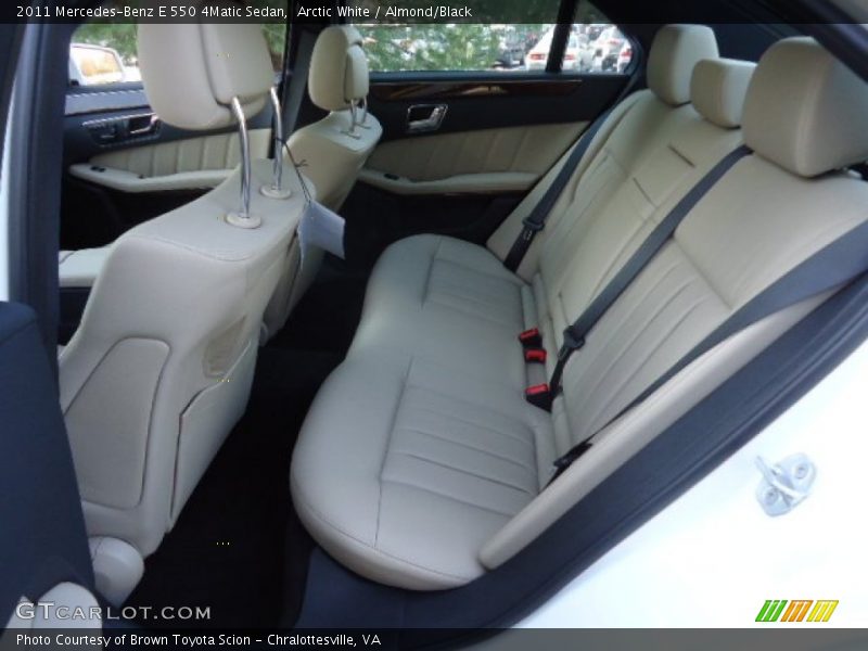 Arctic White / Almond/Black 2011 Mercedes-Benz E 550 4Matic Sedan