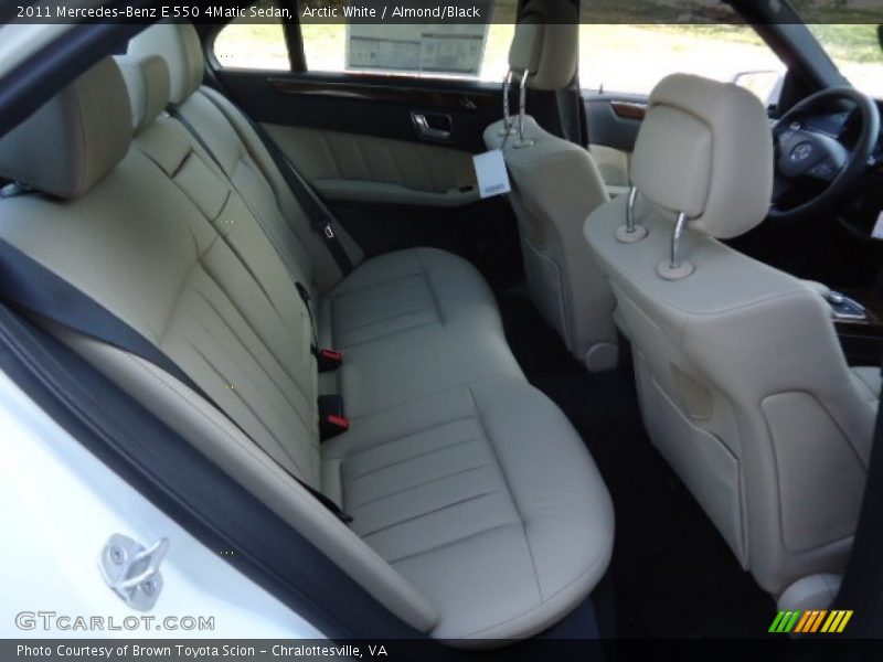 Arctic White / Almond/Black 2011 Mercedes-Benz E 550 4Matic Sedan