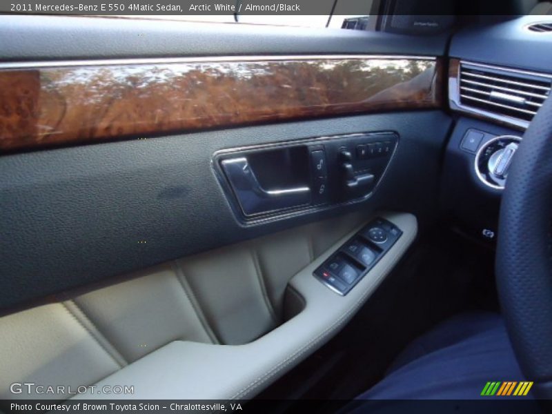 Arctic White / Almond/Black 2011 Mercedes-Benz E 550 4Matic Sedan