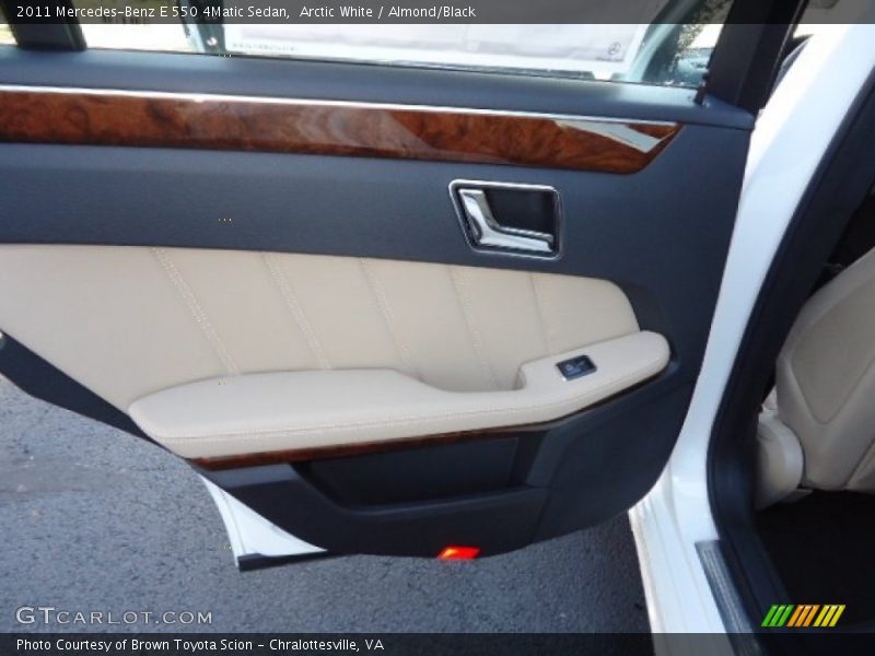 Arctic White / Almond/Black 2011 Mercedes-Benz E 550 4Matic Sedan