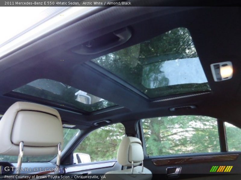 Arctic White / Almond/Black 2011 Mercedes-Benz E 550 4Matic Sedan