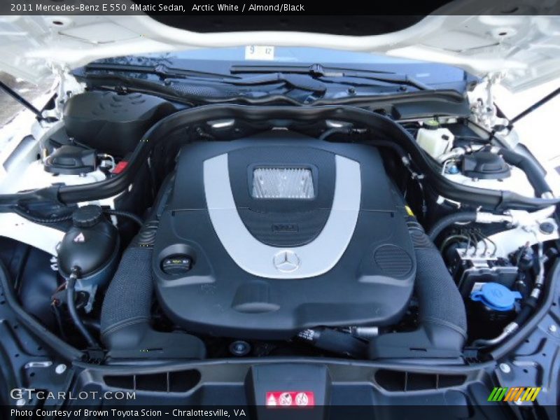 Arctic White / Almond/Black 2011 Mercedes-Benz E 550 4Matic Sedan