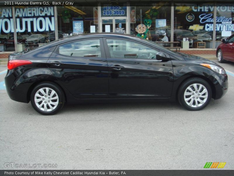 Black / Gray 2011 Hyundai Elantra GLS