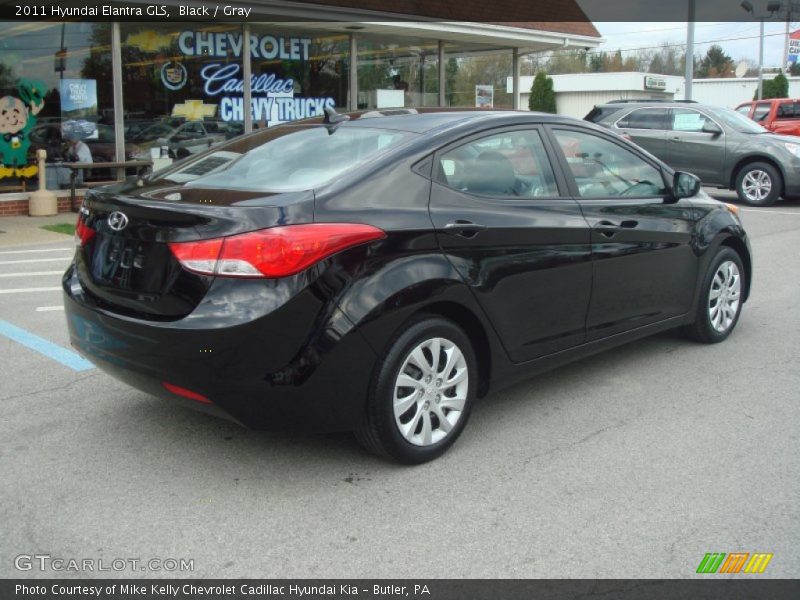Black / Gray 2011 Hyundai Elantra GLS