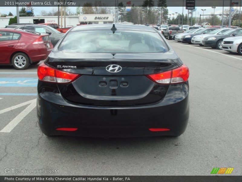Black / Gray 2011 Hyundai Elantra GLS