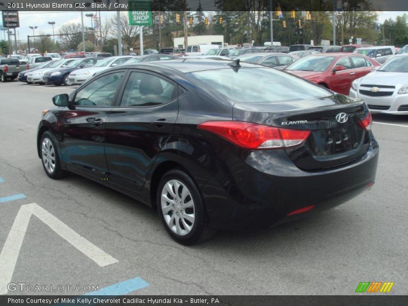 Black / Gray 2011 Hyundai Elantra GLS