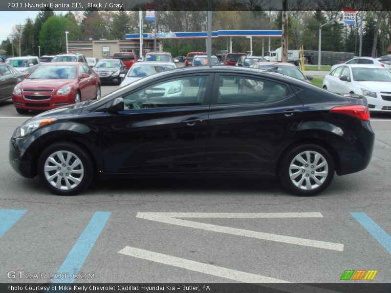 Black / Gray 2011 Hyundai Elantra GLS