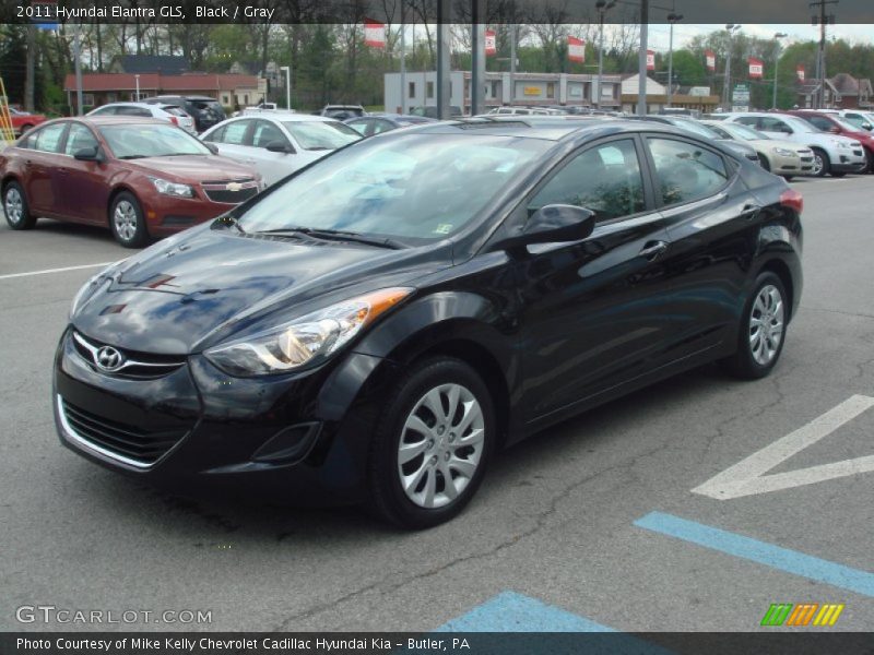 Black / Gray 2011 Hyundai Elantra GLS