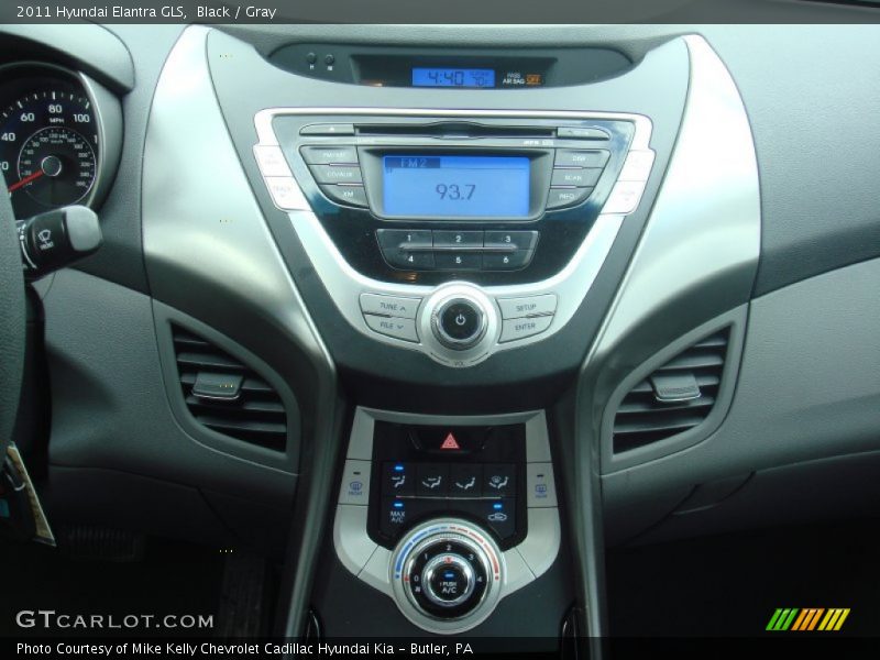 Black / Gray 2011 Hyundai Elantra GLS