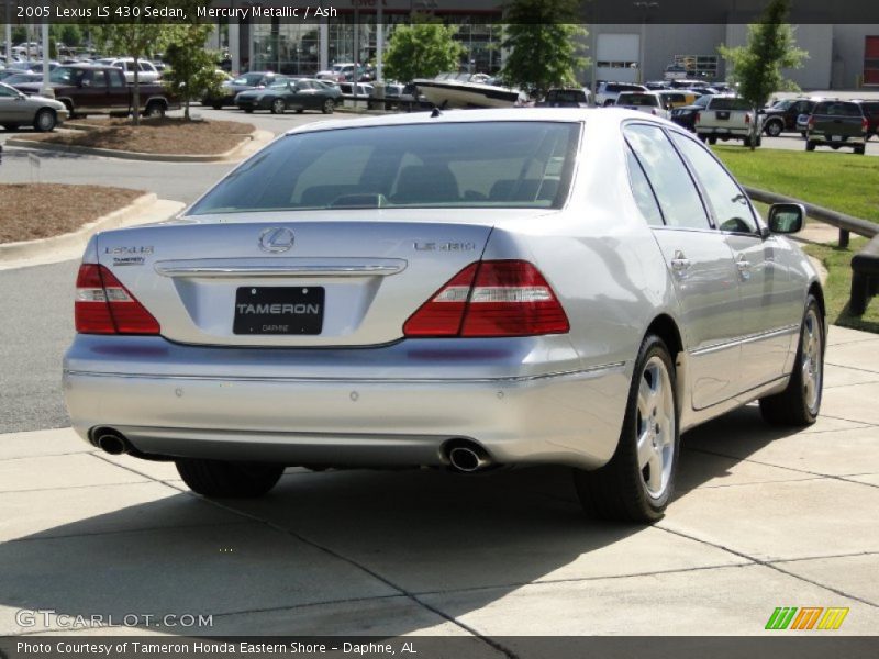 Mercury Metallic / Ash 2005 Lexus LS 430 Sedan