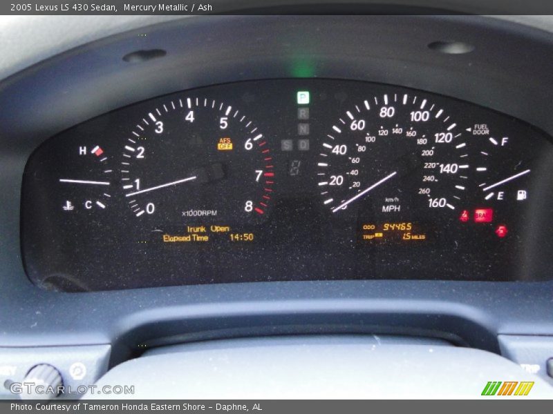 Mercury Metallic / Ash 2005 Lexus LS 430 Sedan