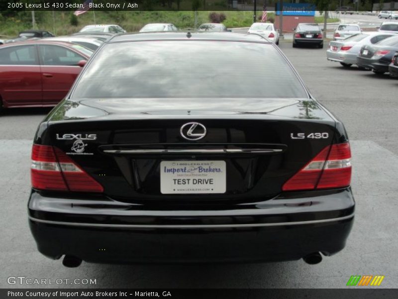 Black Onyx / Ash 2005 Lexus LS 430 Sedan