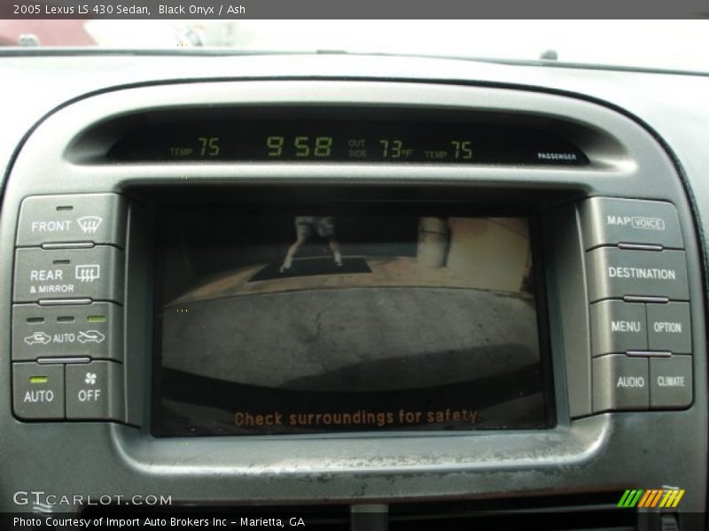 Black Onyx / Ash 2005 Lexus LS 430 Sedan