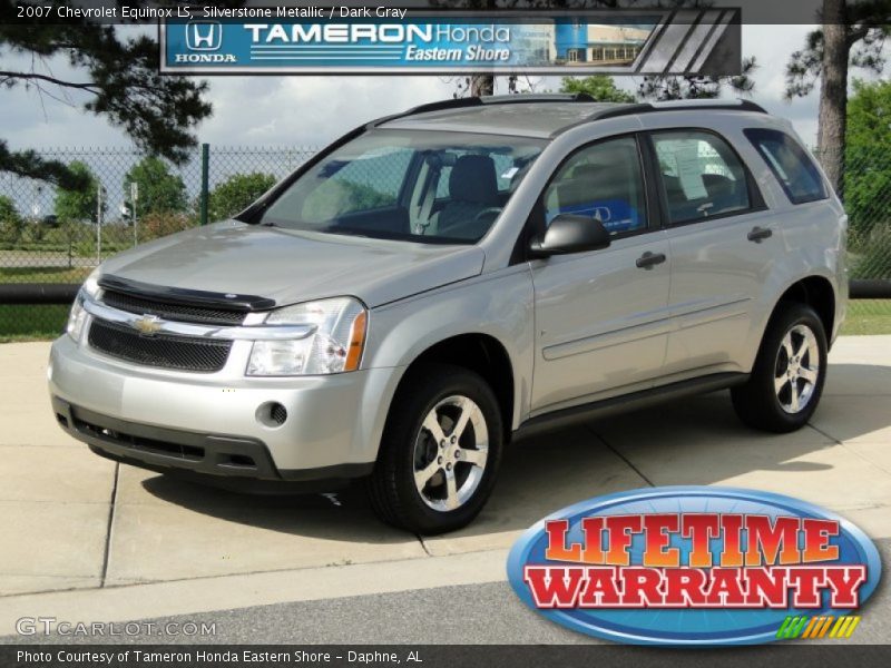 Silverstone Metallic / Dark Gray 2007 Chevrolet Equinox LS