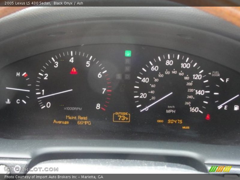 Black Onyx / Ash 2005 Lexus LS 430 Sedan