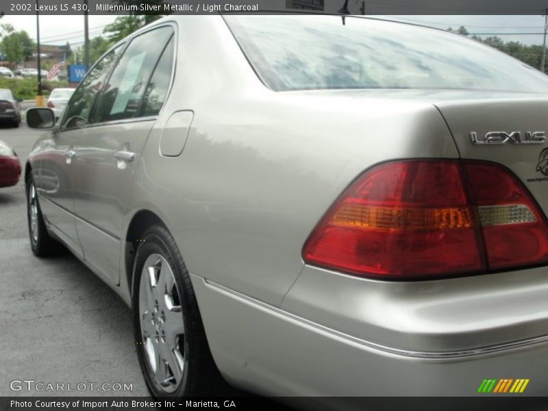Millennium Silver Metallic / Light Charcoal 2002 Lexus LS 430