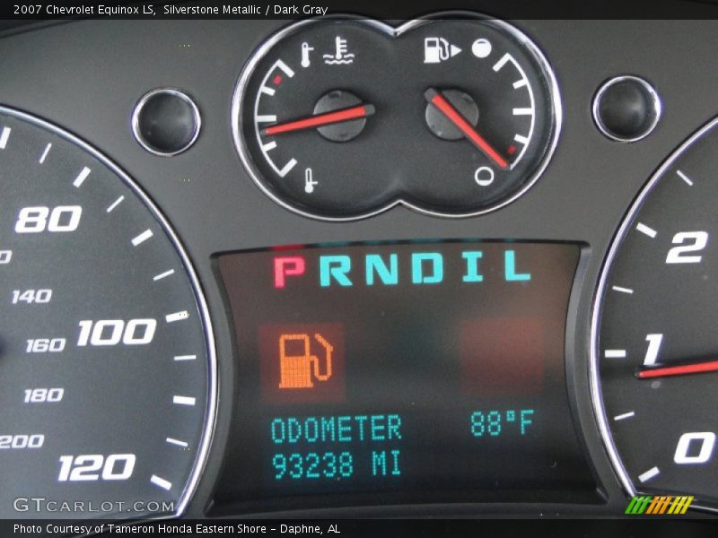 Silverstone Metallic / Dark Gray 2007 Chevrolet Equinox LS