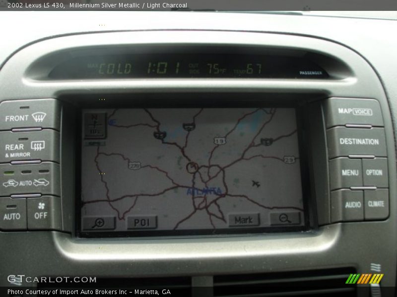Millennium Silver Metallic / Light Charcoal 2002 Lexus LS 430