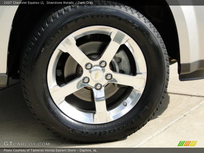 Silverstone Metallic / Dark Gray 2007 Chevrolet Equinox LS