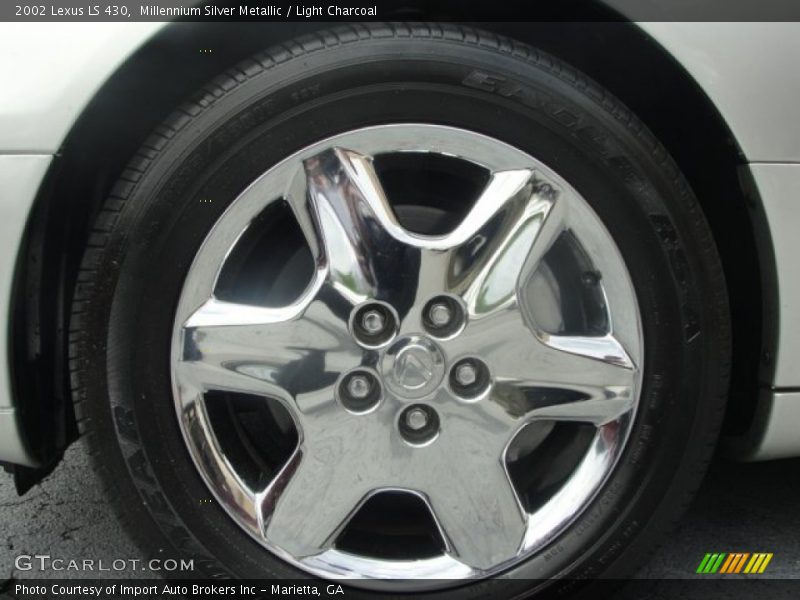 Millennium Silver Metallic / Light Charcoal 2002 Lexus LS 430