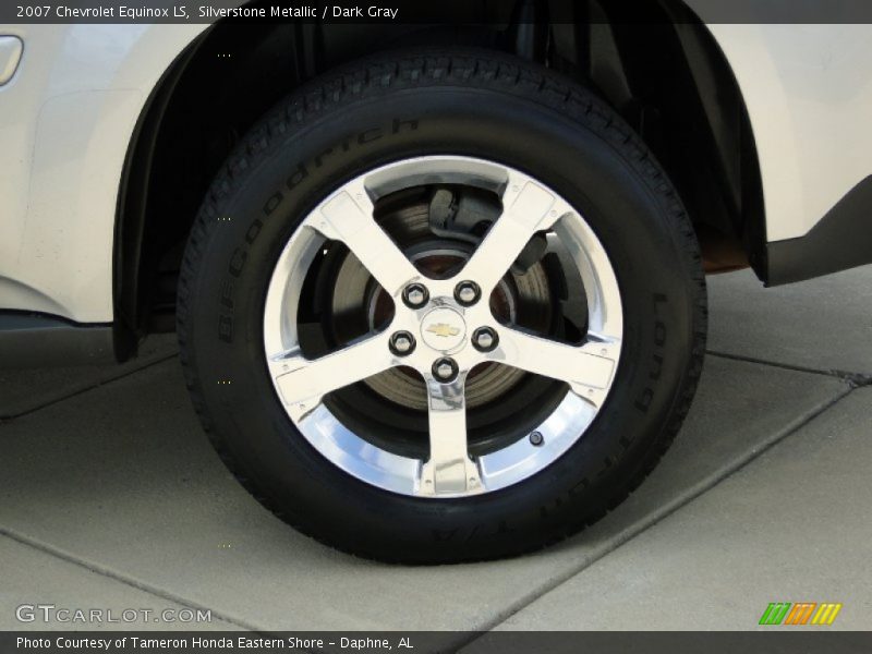 Silverstone Metallic / Dark Gray 2007 Chevrolet Equinox LS